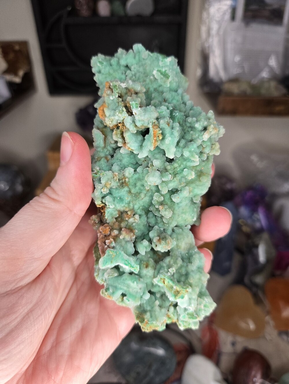 Smithsonite And Chalcedony Botroidal Crystal Specimen